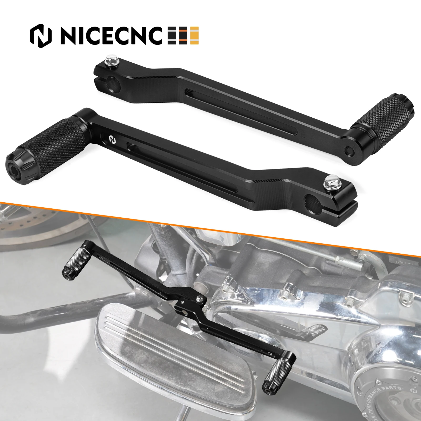 

1" Longer Gear Shifter Shift Levers for Harley Deluxe FLDE 2018-2020 Heritage Classic FLHC 2020-2021 Softail Slim FLSL 2018-2021