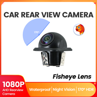 Universal Car Rear View Camera 1080P 720P CVBS Night Vision Reversing Waterproof 170 Degree HD Video Fish Eye Lens