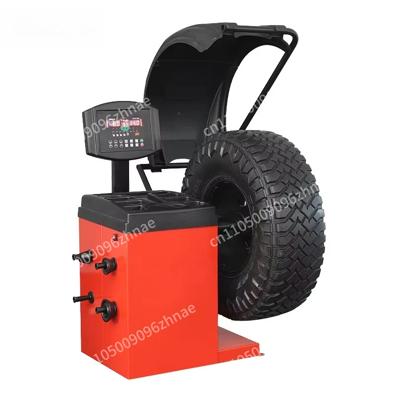 Manual input automotive four-wheel positioning tire balancer LED display 1g accuracy 1000mm maximum wheel diameter