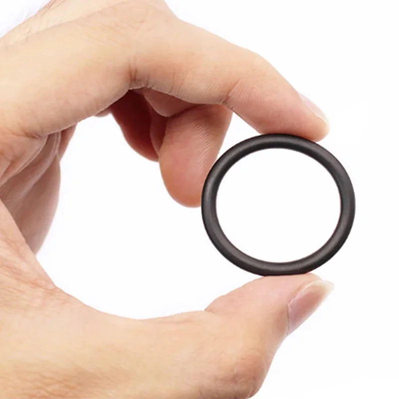 CS 2.5mm Black NBR Oil Resistant Seal Ring Gasket Wear Resistant Nitrile Butadiene Rubber O-ring OD 9~100mm