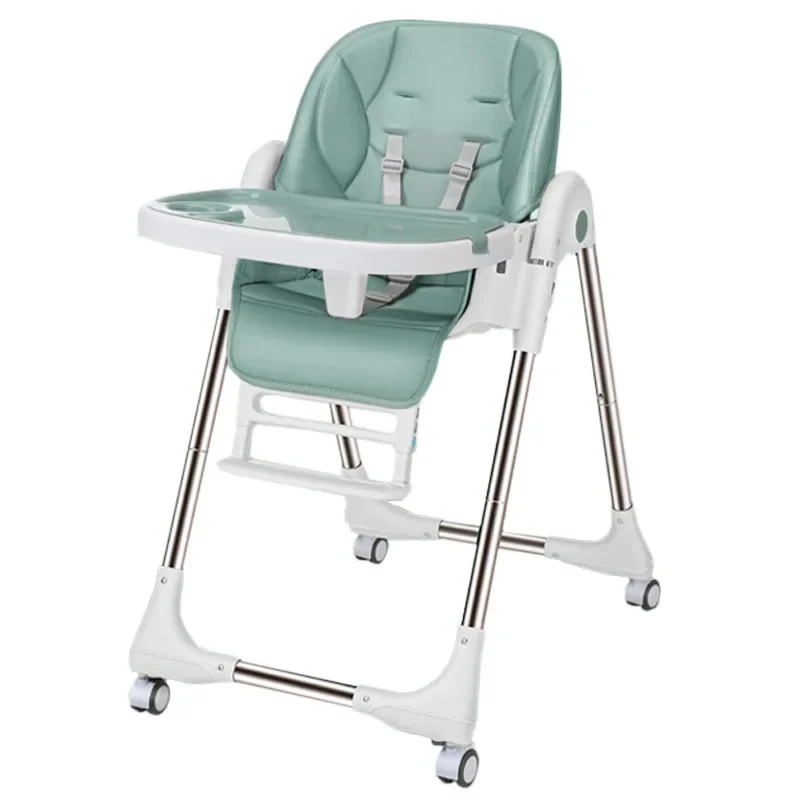 Chaise de salle à manger pliable multifonctionnelle pour bébé, chaise haute d'alimentation pour tout-petits, siège de salle à manger portable pour enfants, construction durable