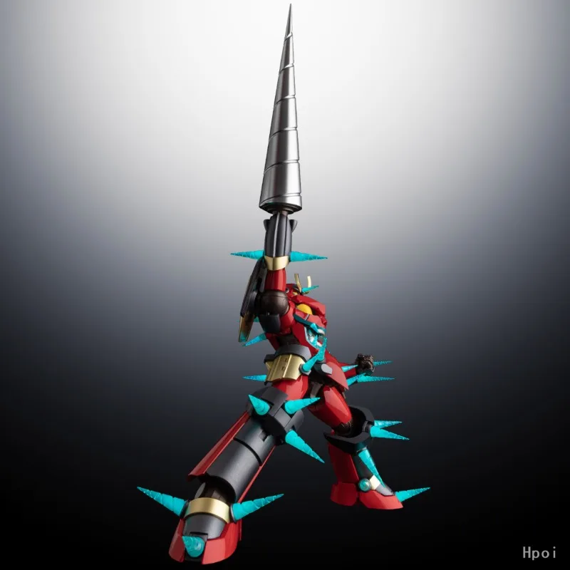 Sentinel Original RIOBOT Tianyuan Breaks Through The Red Lotus Snail Rock Series Gurren Lagann  Anime Action Figure Model Toys