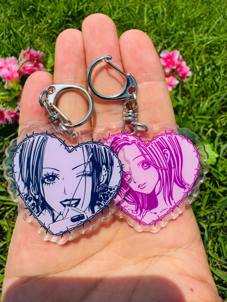NANA Oosaki Nana Komatsu Nana Cosplay Anime Game Accessories Badge Keychain Game Key Chain Pendant Cartoon Gifts view 6