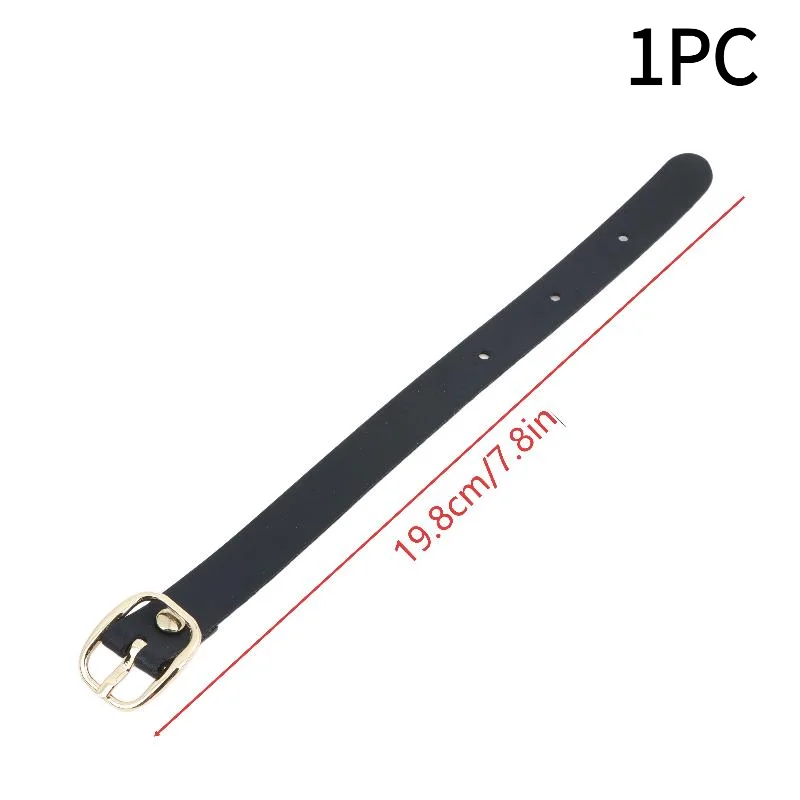 Multicolor PU Luggage Tag Straps Alloy Buckles Waterproof Luggage Tag Strap Ultra Light Wear-resistant For Travel Business Trip.