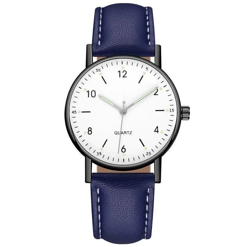 Nieuwe Mode Vrouwen Horloges Lichtgevende Horloge Dames Lederen Riem Horloge Eenvoudige Digitale Quartz Horloges Reloj Mujer