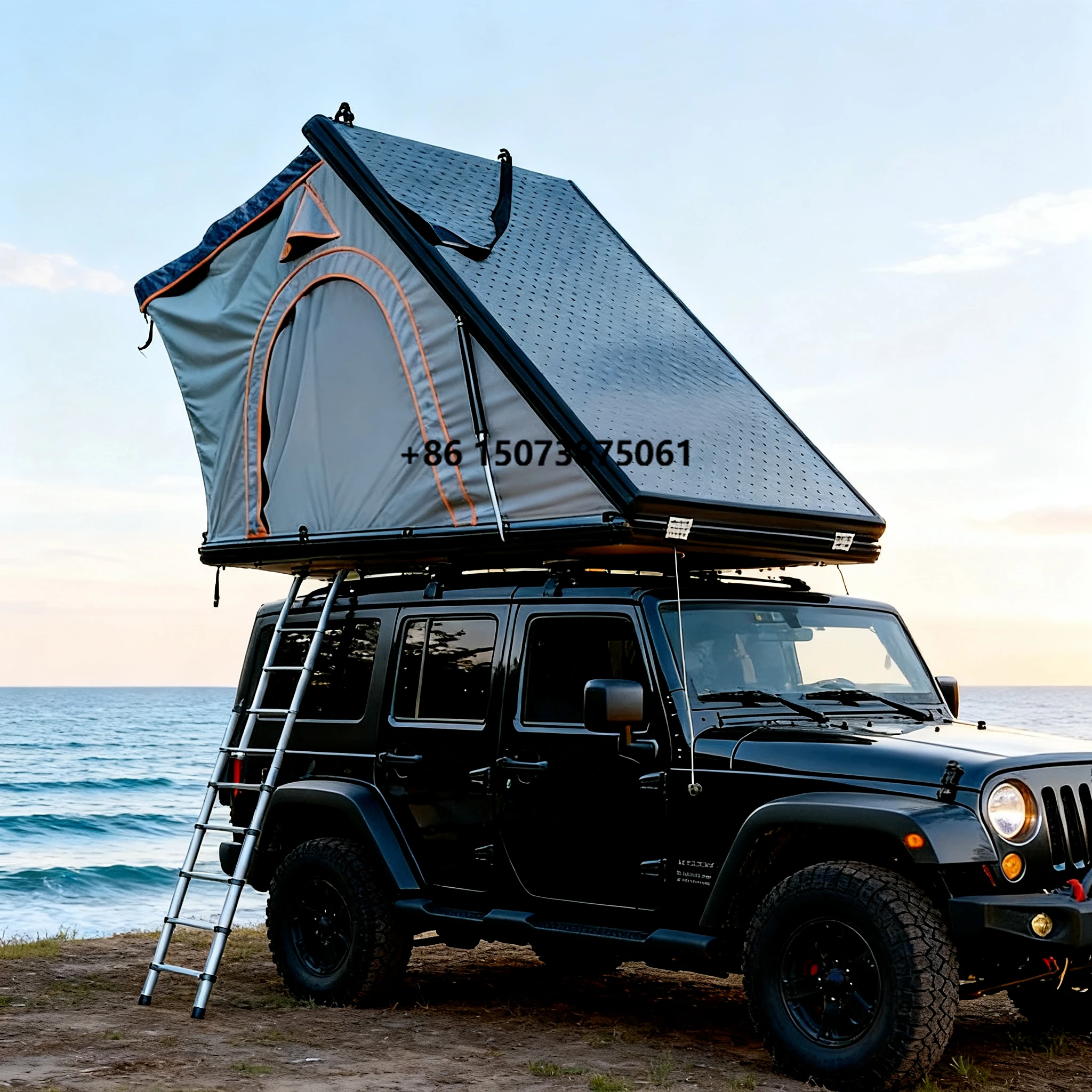 Outdoor Triangular Aluminum Alloy Roof Tent Four-Season Fully Automatic Rainproof Windproof 2000-3000mm Waterproof