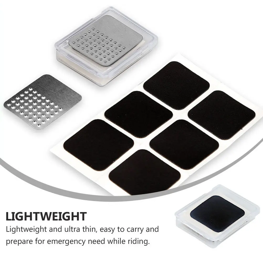 Bike Repair Patches Tire Patch Kit for Inner Tube Puncture Repair Emergency Lightweight Tire Patch Supplies