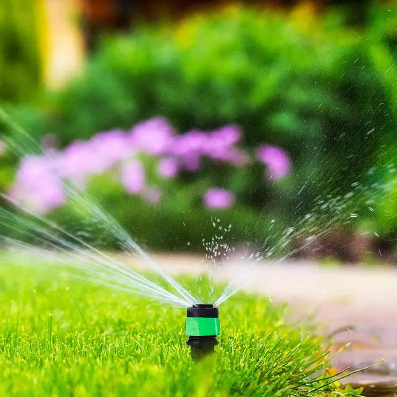 50Pcs 360 Degrees Garden Irrigation Sprinklers Dripper For 1/4 Inch Irrigation Tubing Watering Adjustable Sprinkler Head