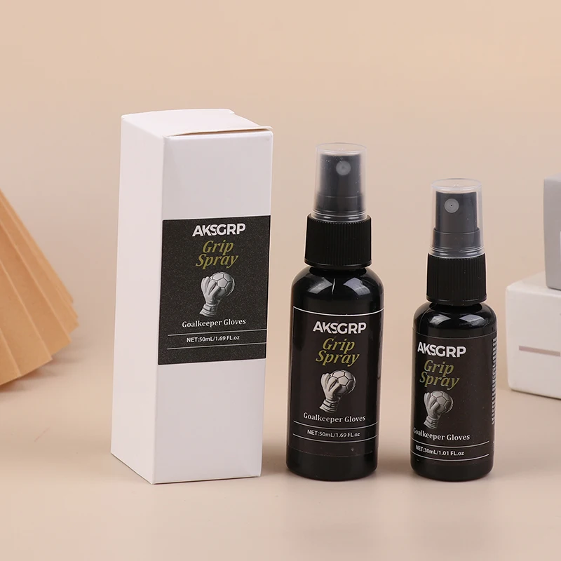 30 مللي/50 مللي قفاز حارس المرمى رذاذ كرة القدم قفاز حماية فعال قبضة بخاخات لقفازات حراسة المرمى عدم الانزلاق تعزيز لزجة