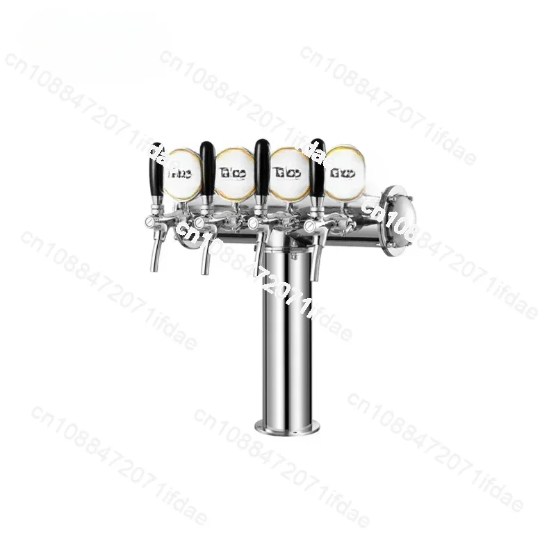 Tower Stainless Steel 4 Tap Tower 85mm Beer Dispensing Equipment Draft Beer Tower (Polished)