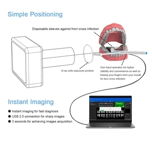 Sensor Sinar-X Gigi VRN Sistem Digital Intraoral Pasokan Peralatan Kedokteran Gigi Radiografi Pencitraan HD Sensor Digital Portabel 10 sensor penjualan terbaik rx - №