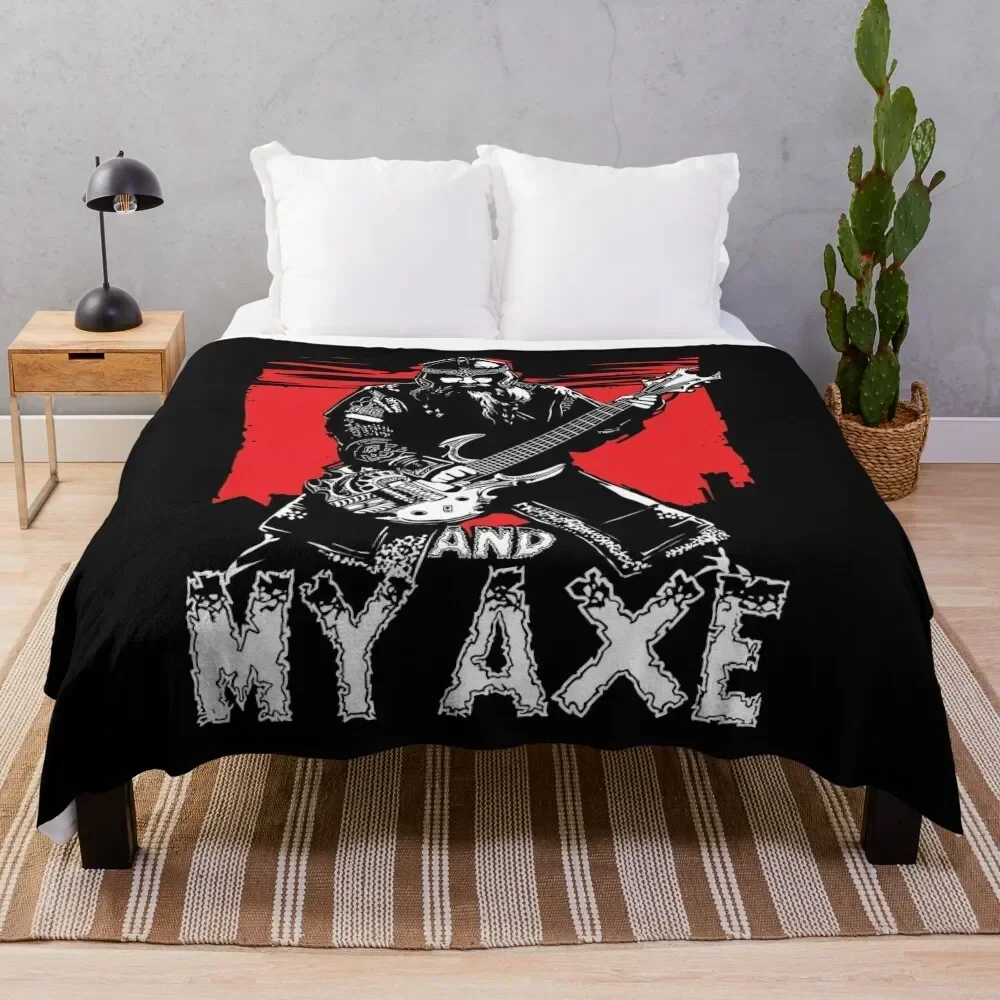 Gimli and My Axe Heavy Metal Throw Blanket Cute Plaid for babies Moving Baby Blankets