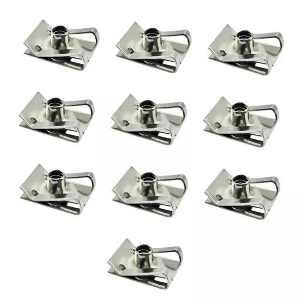 Stainless Steel U Type Clips M5 Car Fastener Nuts Set Auto Panel Insert Nut with Thread for Automotive Repair