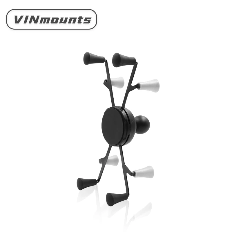VINmounts X-Type Universal Tablet Holder, with Ball Base, with RAM/VIN Mounts, for Vehicle Forklift Marine