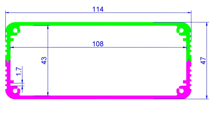 1105 gabinete de alumínio completo amplificador chassi hi-fi gabinete amplificador de áudio caso
