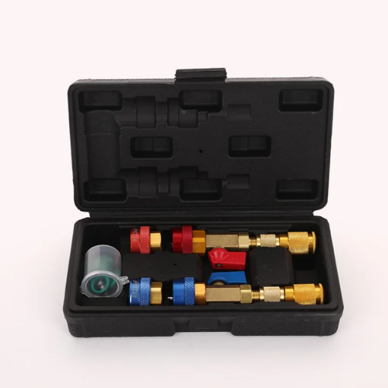 R134a R1234yf Replacement Fluorine-Free Repair Kit Car Air Conditioner Valve Core Disassembly Tool