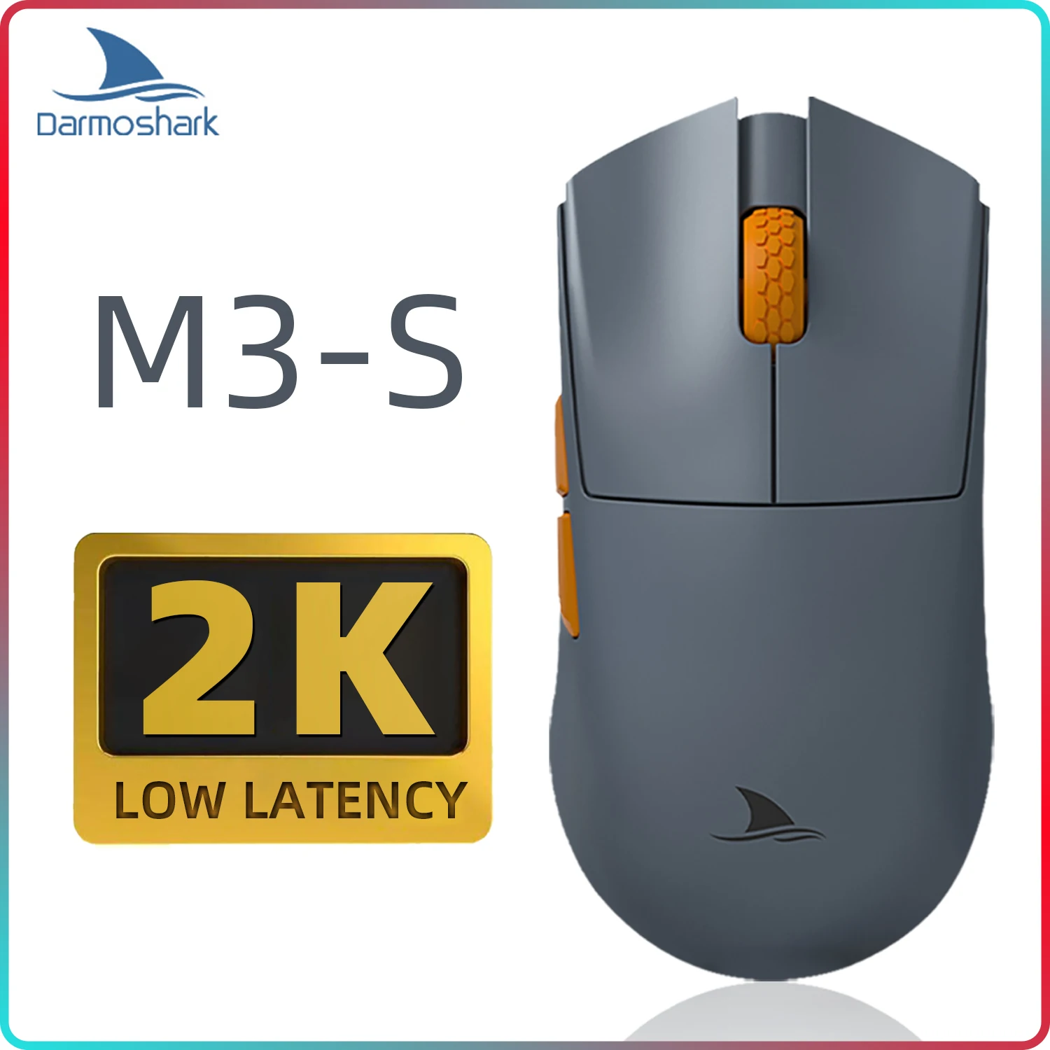 Darmoshark M 3S 2Khz E-Sports Draadloze Bluetooth Gaming Muis 26Kdpi Paw3395 Aangepaste Macro Drivers Muizen Voor Computer Laptop Pc