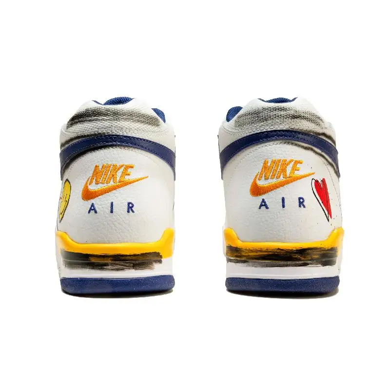 【Personalizar】Nike Flight Legacy Tênis de basquete vintage masculino tênis BQ4212-102