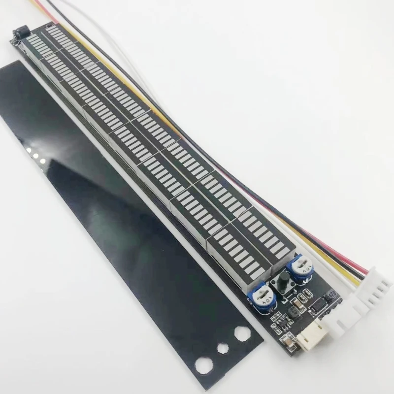 المزدوج 64 ستيريو الموسيقى الطيف مصباح ليد مؤشر مستوى الصوت 12 فولت 24 فولت مكبر للصوت VU متر لمشغل السيارة مصابيح الغلاف الجوي الخفيفة