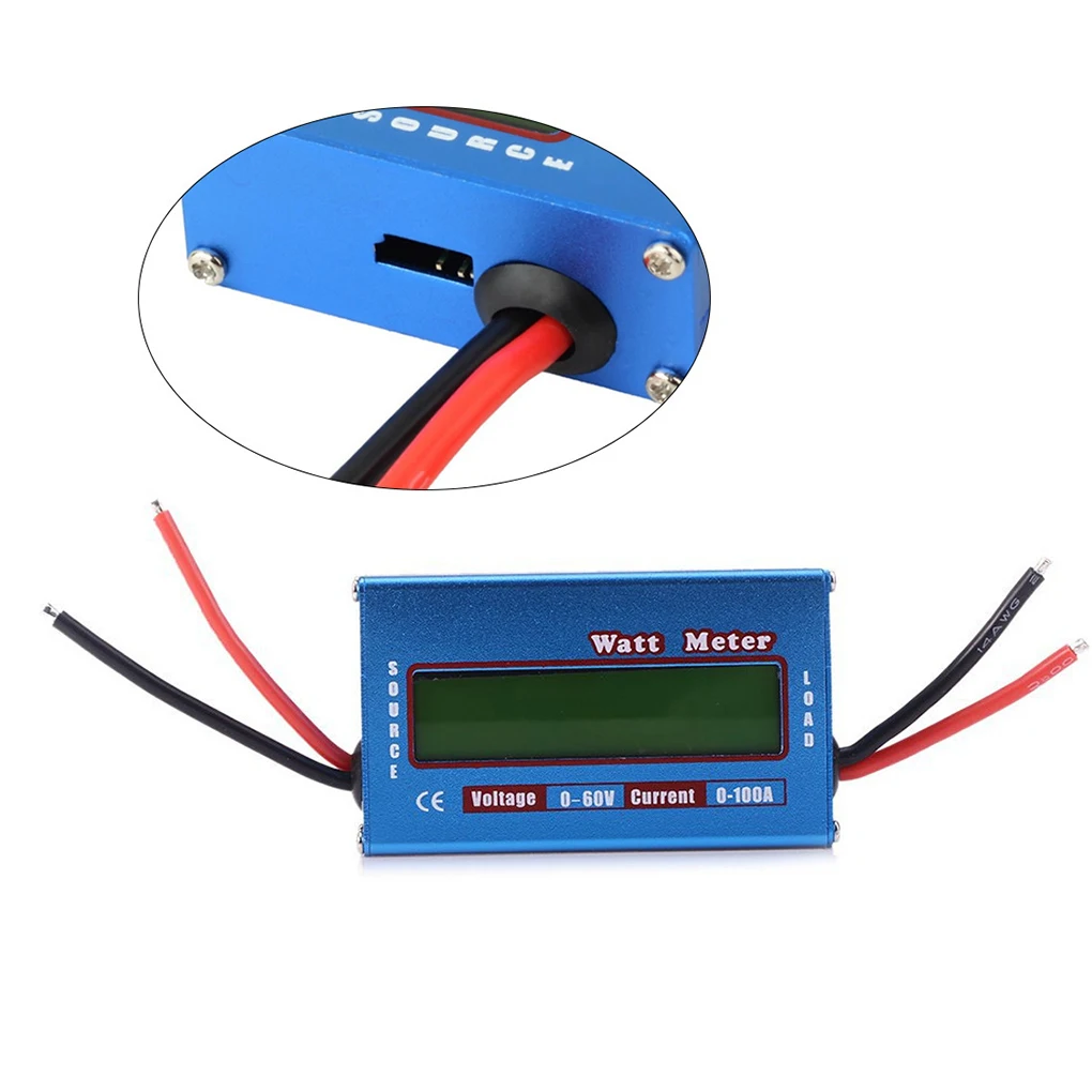 Batterij Power Analyzer Watt Meter 60V 100a Checker Meetinstrument