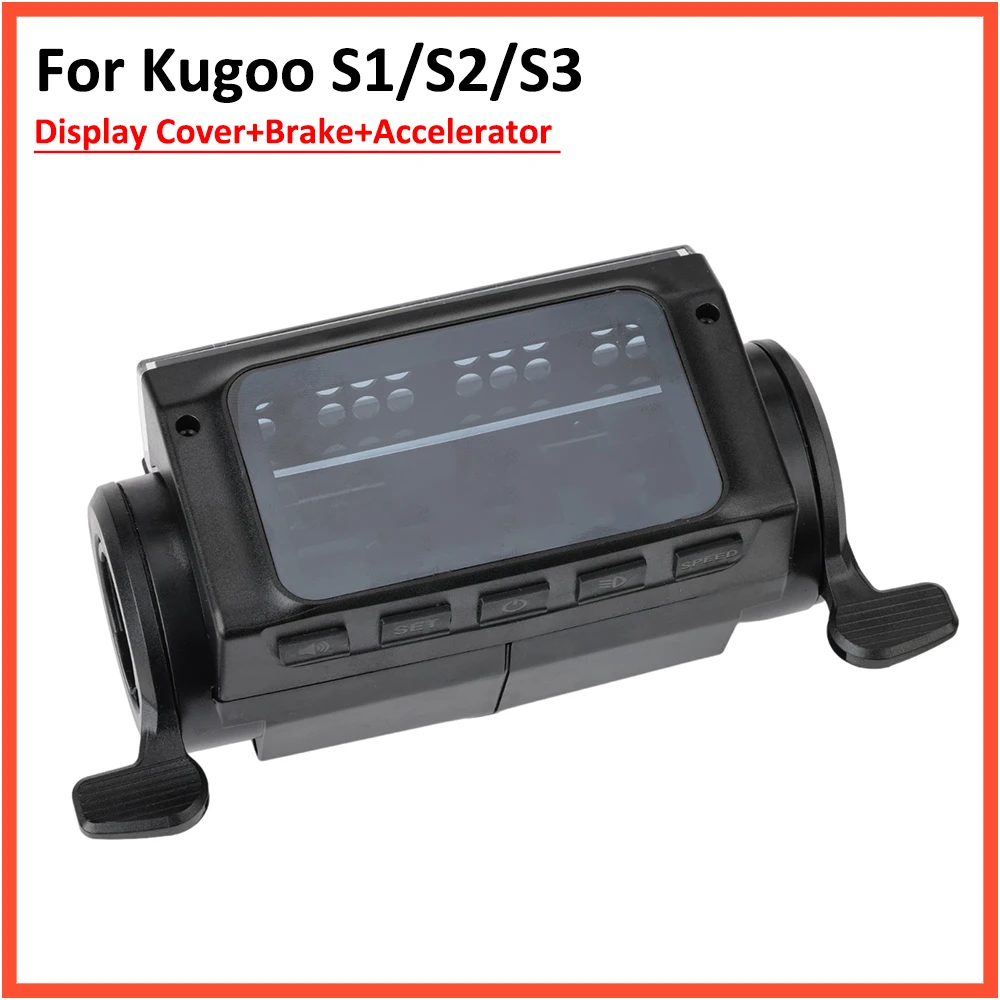 Dashboard Lcd Display Protect Shell for KUGOO S1 S2 S3 Electric Scooter Parts With Accelerator Brake Handle Cover Case