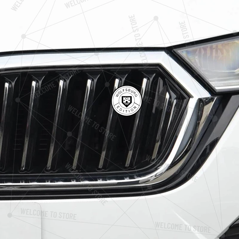 تصفيف السيارة وولفسبورغ الطبعة شعار معدني ثلاثية الأبعاد رسالة الخلفية الجذع الشارات مصبغة شارة ديكور للجولف MK4 MK5 طوارق بيتل باسات #5