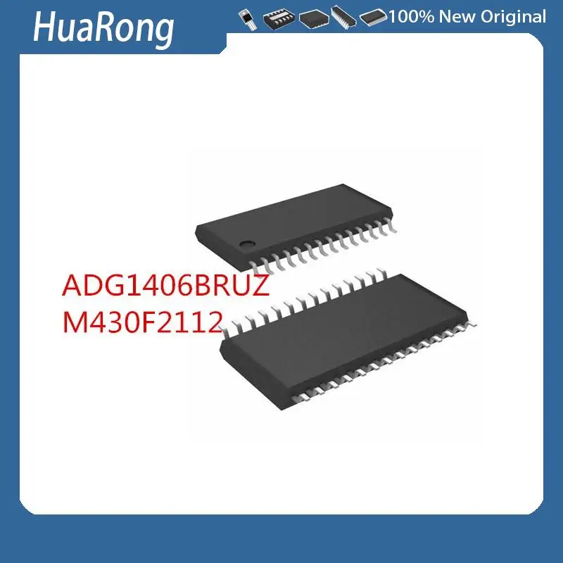2PCS/LOT  ADG1406 ADG1406BRUZ  M430F2112   MSP430F2112   MSP430F2112IPW  TSSOP28