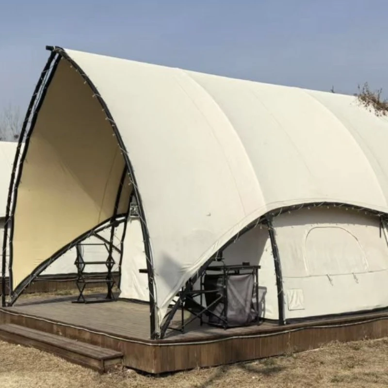 الإقامة المنزلية قاعدة التخييم المراعي منتجع المناظر الطبيعية الخلابة منطقة مزرعة البرية الفاخرة، خيمة الفندق