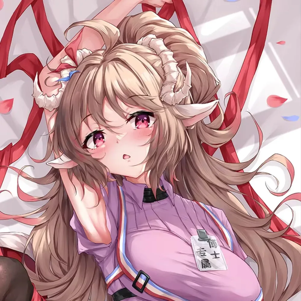 

The Eyjafjalla Hvit Aska Dakimakura Arknights Pillowcase Hing Full Body Sexy Pillow Case Cushion Cover Home Bedding Decor
