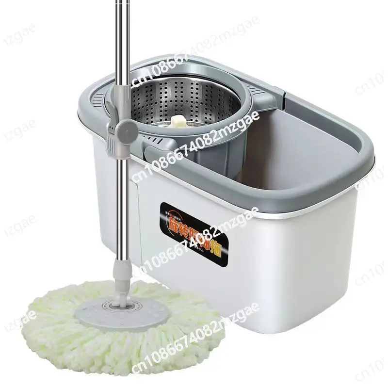 

New thickened mopping bucket rotating mop bucket hand-washing floor mop household one-drag net lazy drying artifact