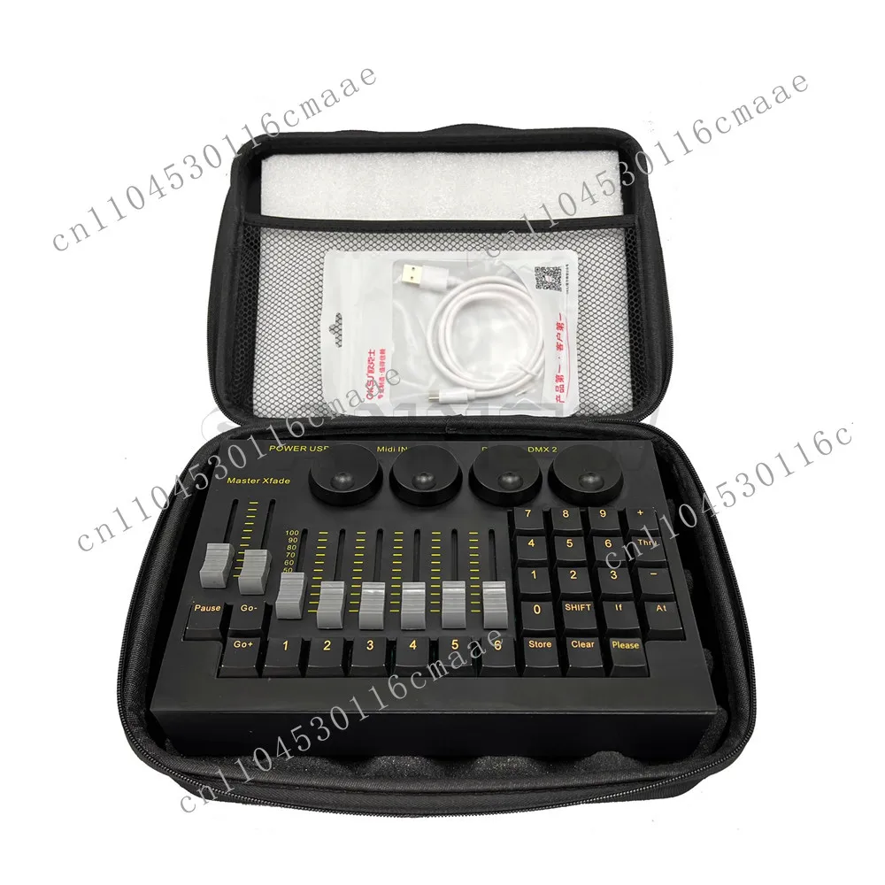 YINUO Mini DMX512 Lighting Console 1536 Channels MA2 Command Wing Dimmer Controller Portable Stage Light Mixer Equipment for bar