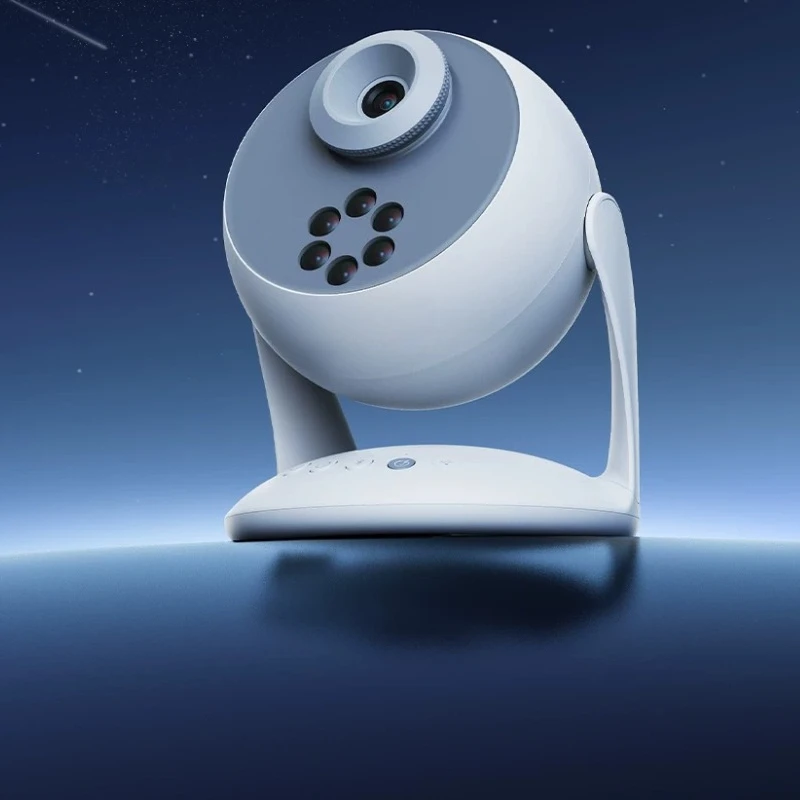 Intelligent voice helps sleep starry sky projection ambient light bedroom decompression