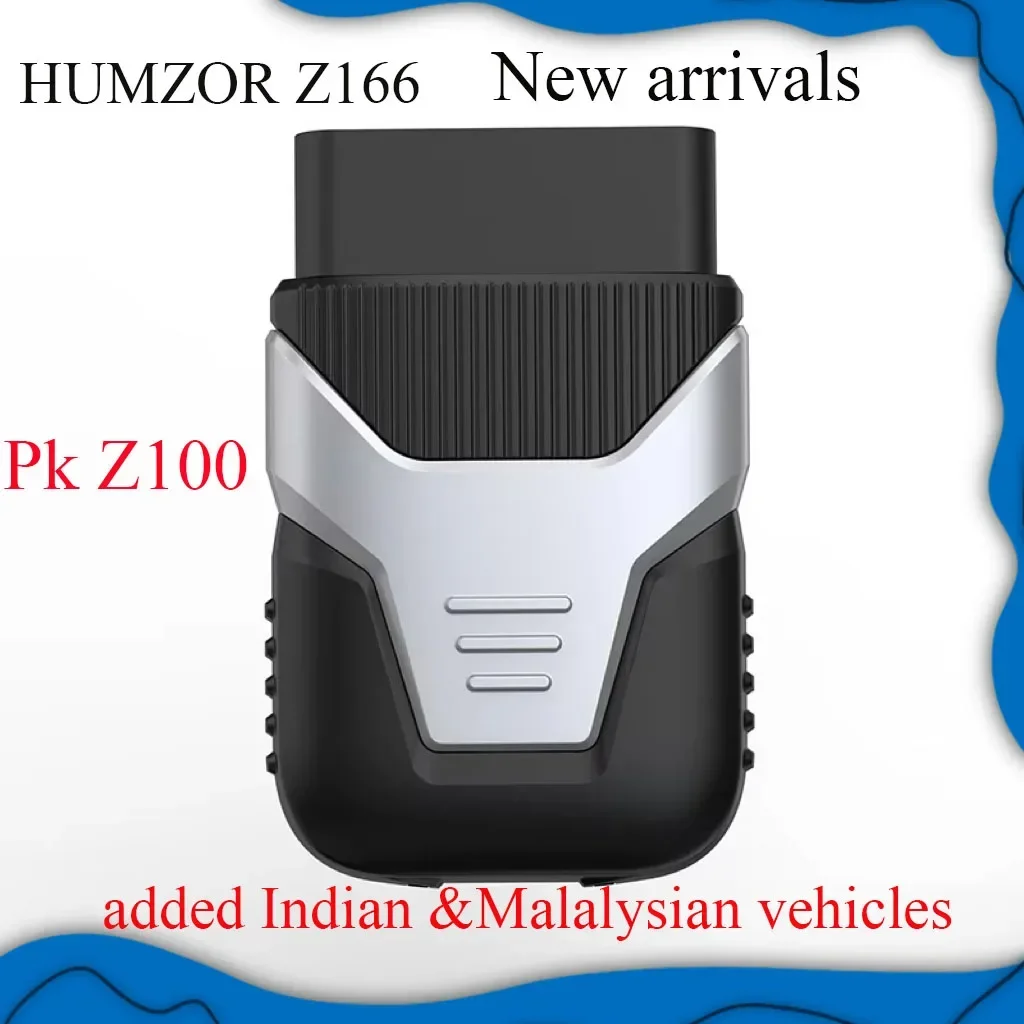 New 2025 HUMZOR Z166 Bluetooth OBD2 Code Reader, All System Bidirectional Car Scanner Tools Pk Z100