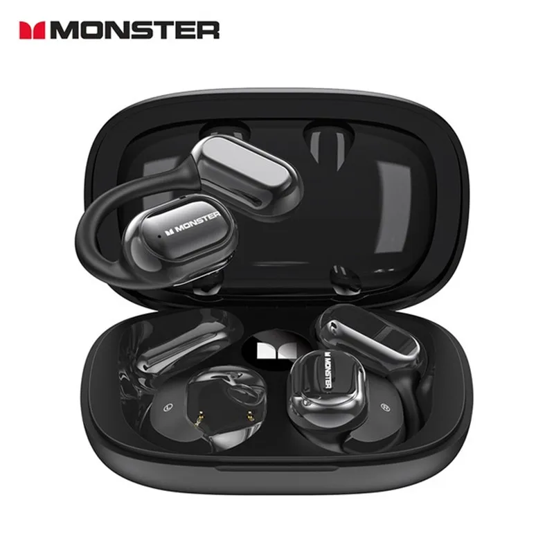 

New Monster Open Ear AC100 Bone Conduction Bluetooth Wireless Sports Headphones Stereo Bone Conduction Earphones Waterproof HIFI