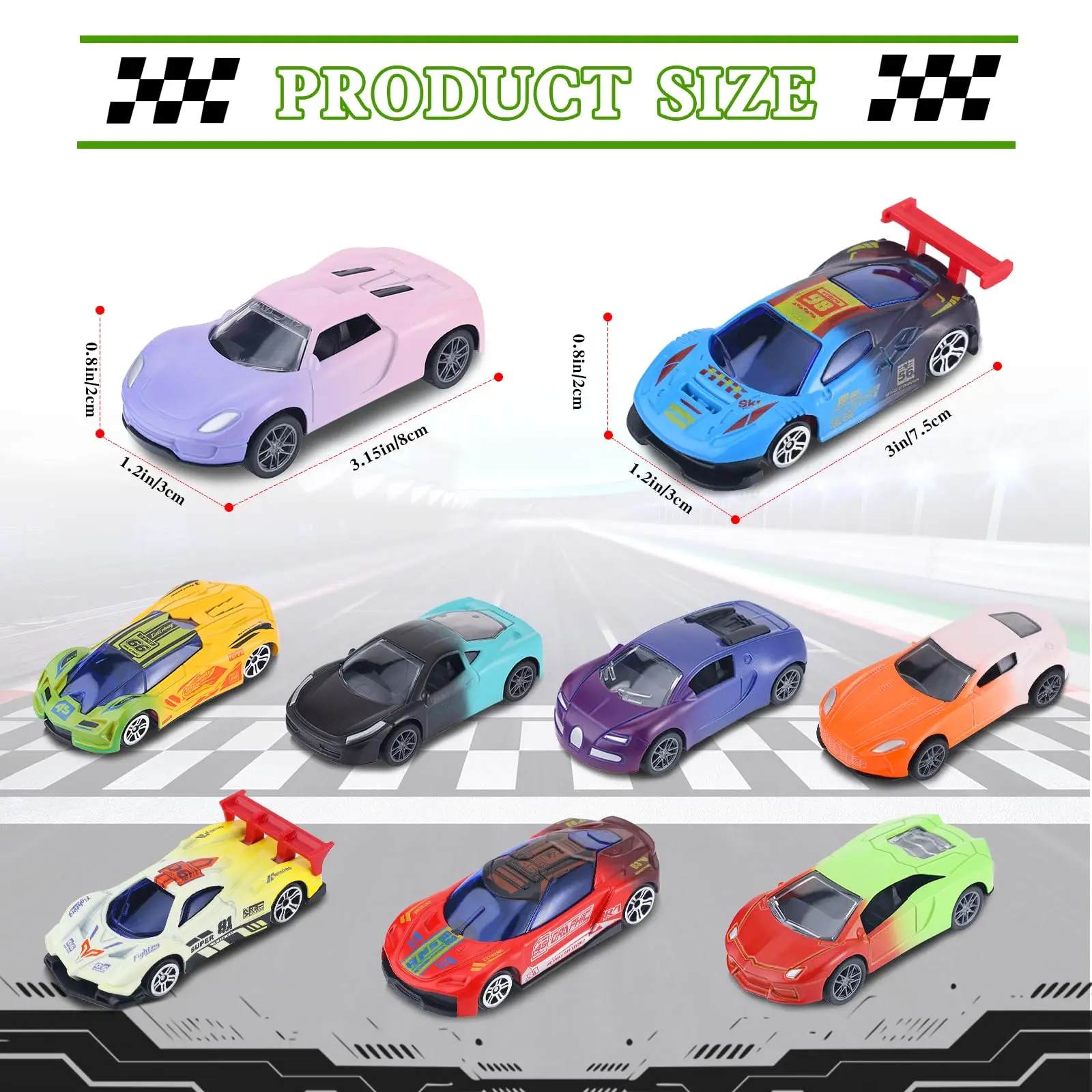 合金製オフロードモデルミニセットおもちゃレーシングカー、温度感知慣性車、お風呂/プール/水遊び用