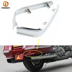 Pair Motorcycle Saddlebag Pannel Moldings Decoration Strips Trims for Honda GL1800 Goldwing 2001-2006 2007 2008 2009 2010 2011