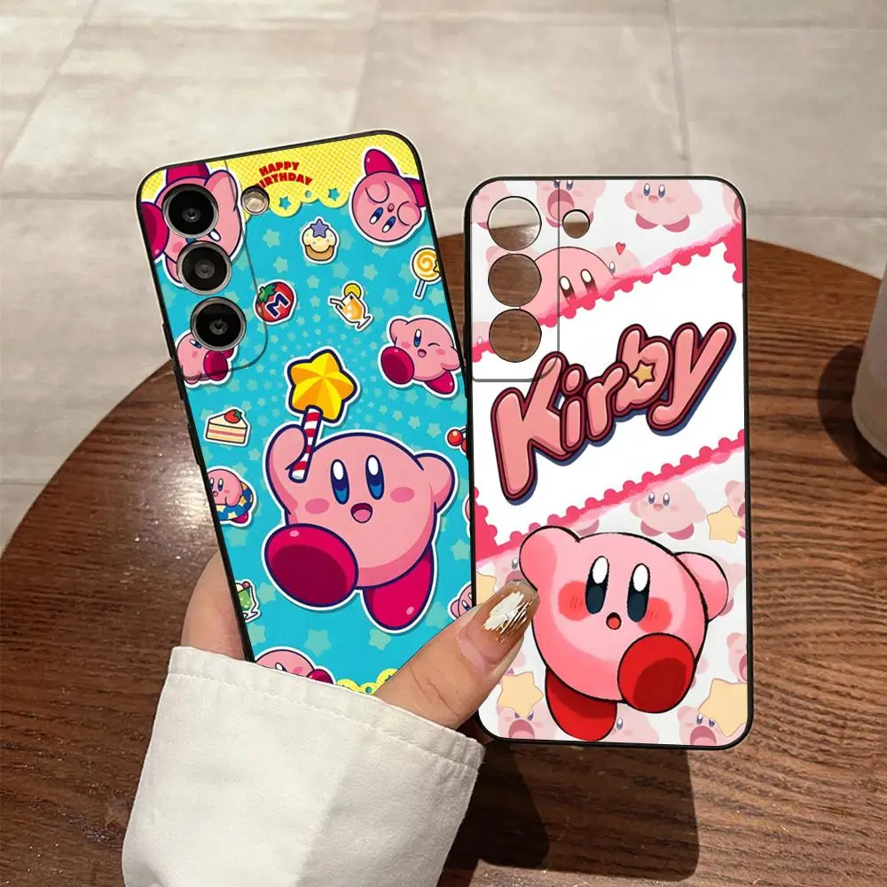 Game-K-Kirbys-Cute Phone Case For S23 Samsung S26 S25 S24 Ultra S22 S21 Fe A16 A54 A34 A53 A57 A17 Back Cover