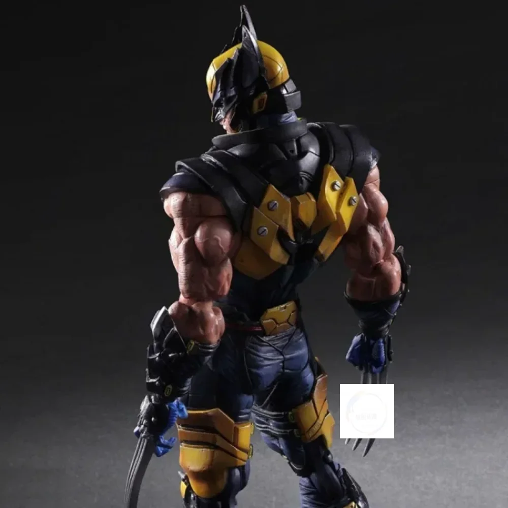 28cm Marvel Wolverine X-MEN Action Figure Ornaments Pvc Figure Animation Peripherals Ornament Desktop Display Birthday Gift Toys