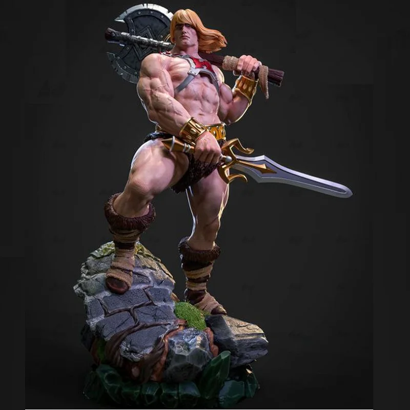 LindenKing Garage Kits A575 3D Customize Product Resin Heman Figure GK Model Unpainted White-Film Collections To Modelers