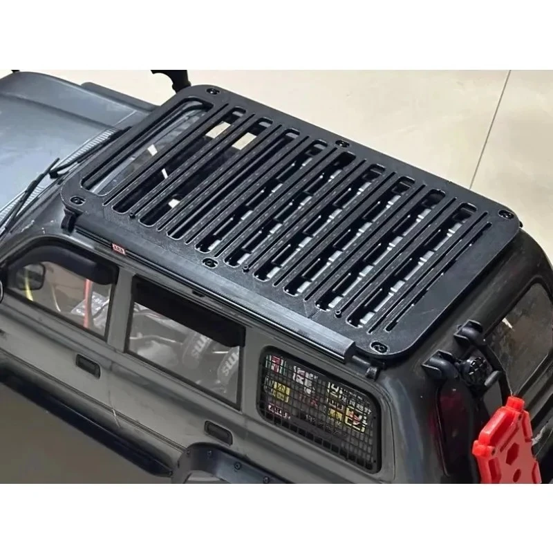 FMS FCX18 LC80 1/18 RC Crawler Roof Rack, 3D Printed Upgrade Kit with Direct Factory Hole Installation RC Car Modified Parts