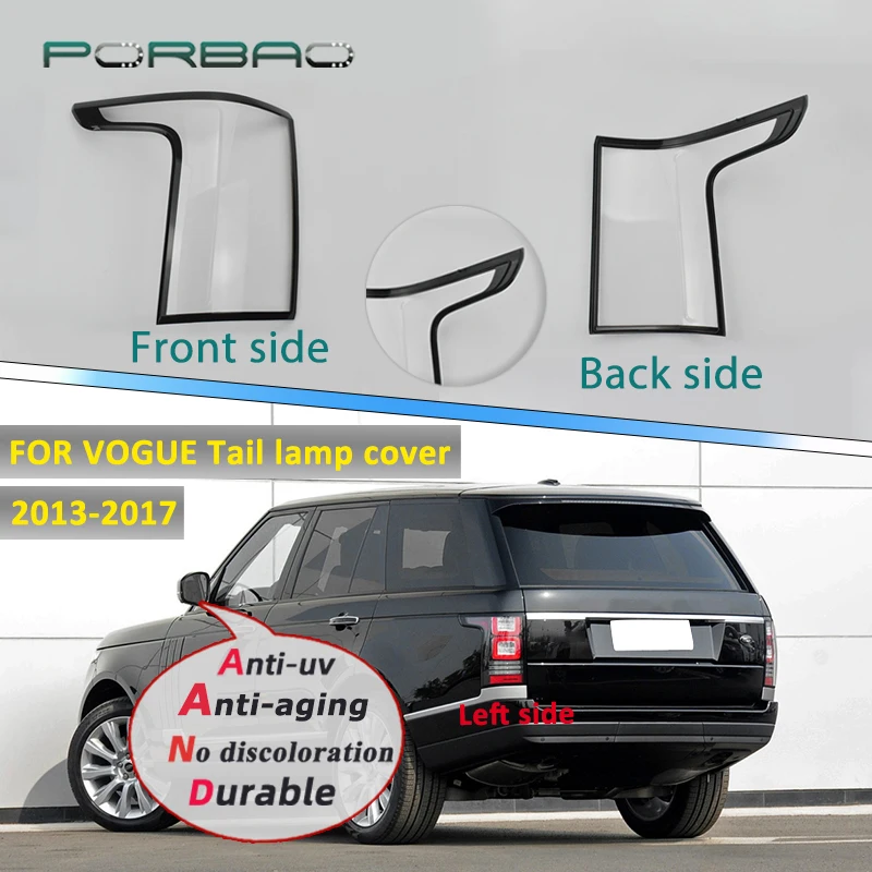 

Car Rear Bumper Tail Light Cover For Land Rover Range Vouge 2014 2015 2016 2017 Tail Lamp Frame For Auto Car Accessories