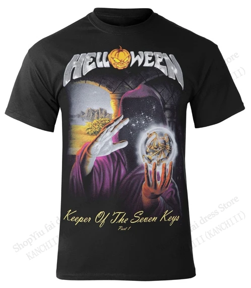 New Rock Helloween Band Tour 2026 3D Print T-shirt Men Women Fashion Hip Hop Vintage Short Sleeve Tops Tees Mens Clothing Y2k