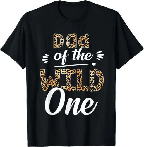 

Dad Of The Wild One Zoo Themed 1st Birthday Party T-Shirt Black