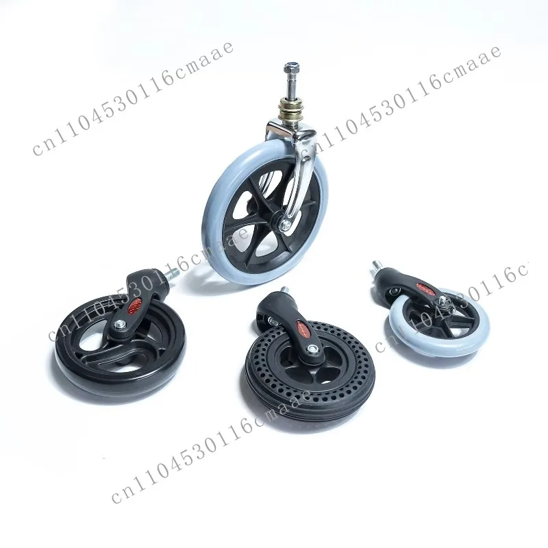 Wheelchair/Walking Aid/Four Wheels/Potty Chair Accessories Front Fork Assembly Plastic 5/6/8 Inch Wheel Accessories