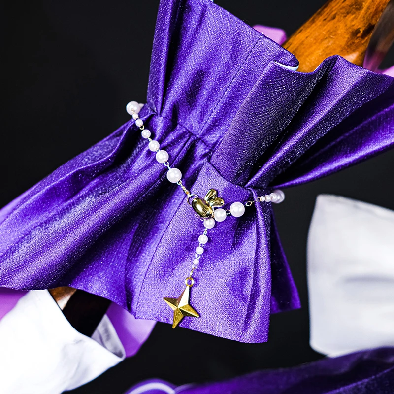 ROLECOS Original Honkai Star Rail Fanart Little Cat Series Robin disfraz de Cosplay elegante vestido de fiesta de satén para boda para mujer