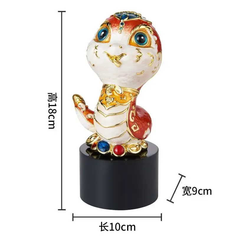 2025 Golden Snake Xianrui Ornament Mascot Lucky Cute Office Desktop Decoration Crafts