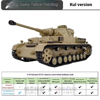 Rc Tank Heng Long 1/16 German Iv F2 Remote Control Medium-Sized Tank Medium-Sized Support Multifunctional War Armored Tank Model