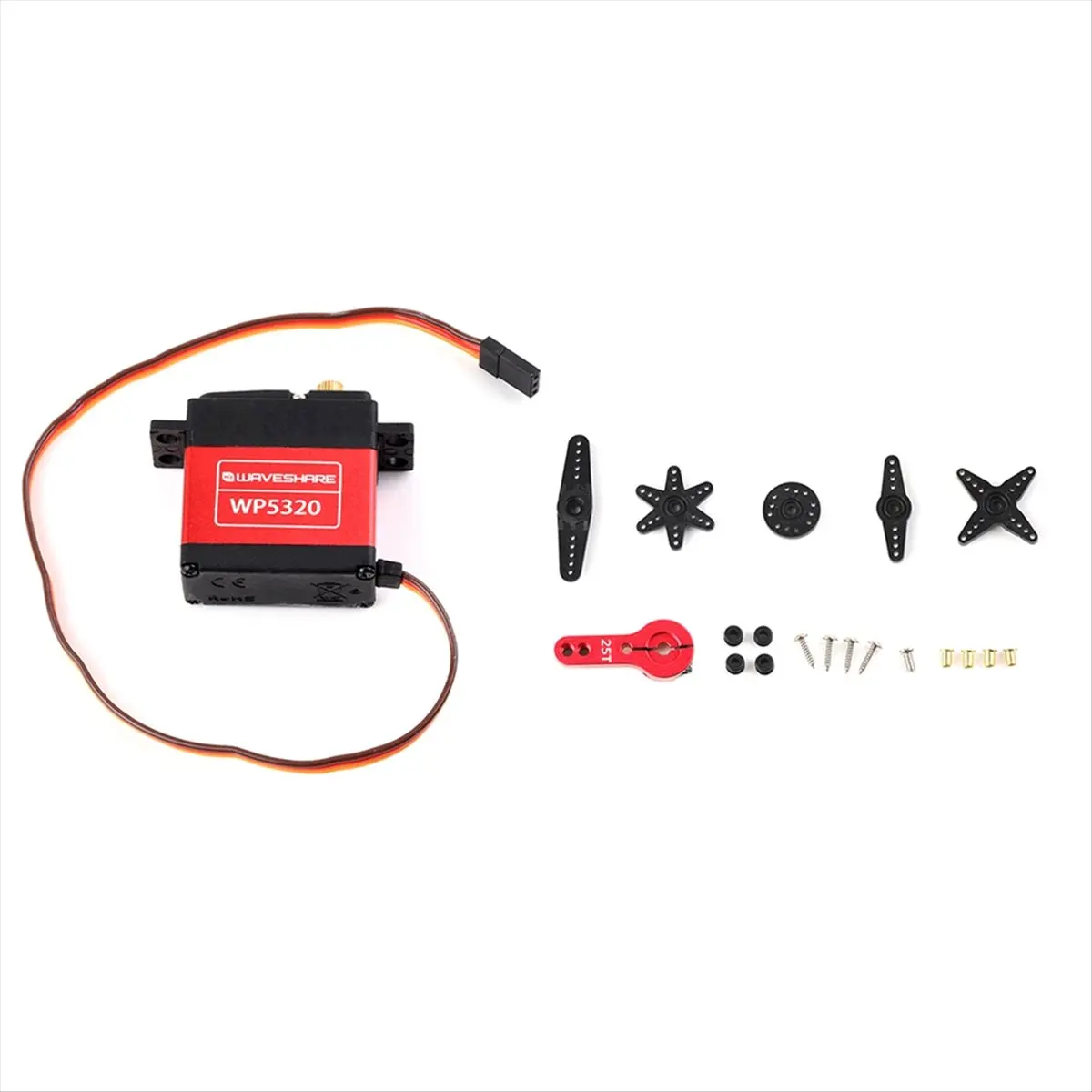 M85K  Digital Motor Servo 20KG 180 Degree Continuous Rotation High Torque Metal Shell Waterproof for RC Cars Robot DIY Toy