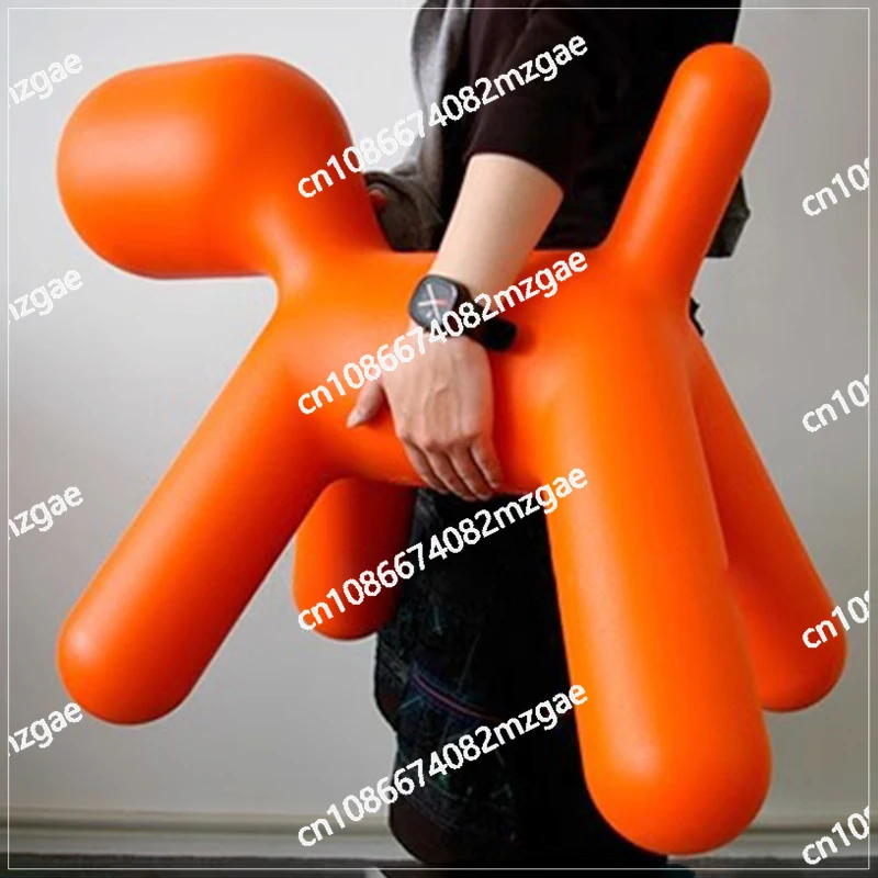 Nordic Creative Puppy Design Chair Plastic Children's Chair Cute Cartoon Kindergarten Dalmatian Dog Animal Stool Home Furniture