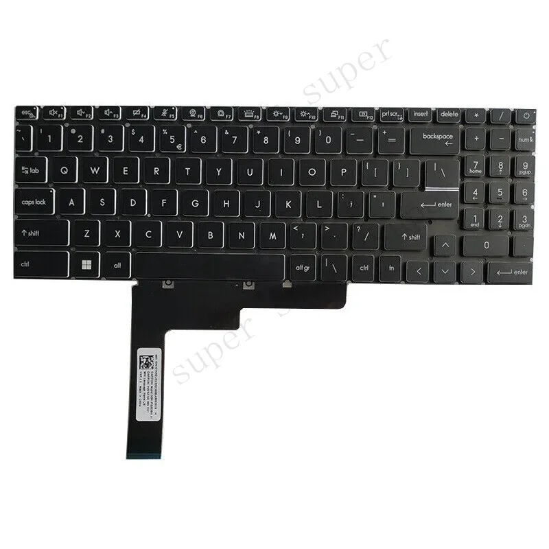 New For MSI Stealth GS77 12UG 12UGS 12UH 12UHS US keyboard Per-Key RGB backlit